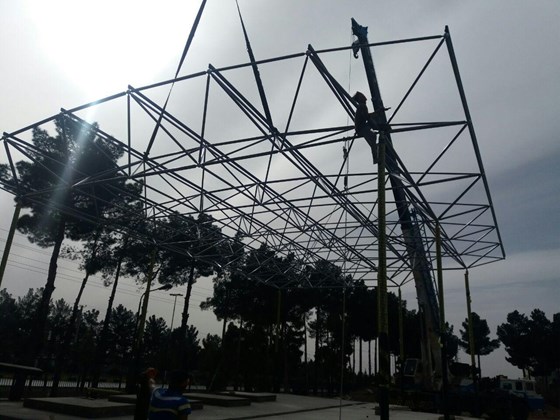 آرمکو سایت نیتروژن سازه فضاکار سازه فضایی شرکت سان افق نور چلیک دولایه سقف (4).jpg