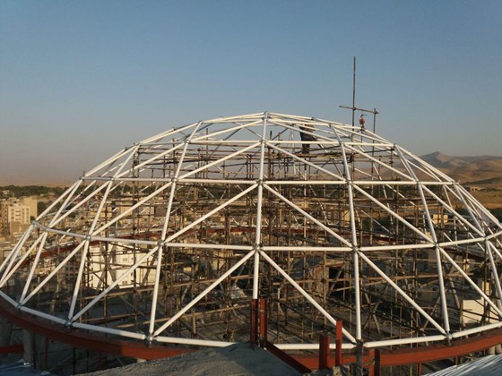 گنبد مگامال کرمانشاه سازه فضاکار دیاماتیک سان افق نور سازه فضایی رستوران گردان (2).jpg