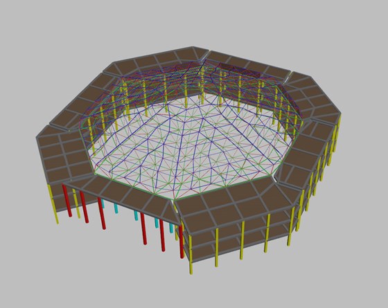 تالار باباراری کردستان شرکت افق نور سان سازه فضاکار سازه فضایی گنبد چندوجهی  (2).jpg