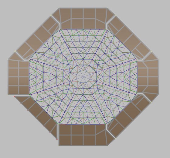 تالار باباراری کردستان شرکت افق نور سان سازه فضاکار سازه فضایی گنبد چندوجهی  (3).jpg